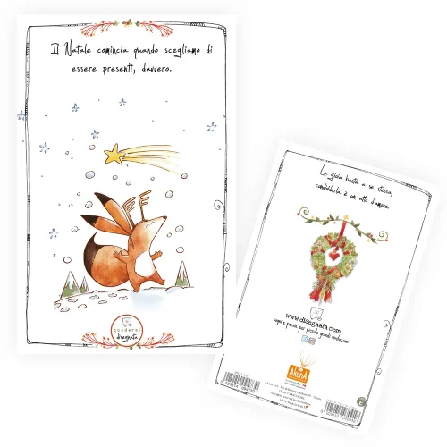 Quaderno A6 "Il natale comincia..." - Pagina Righe